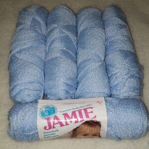 Lion Brand Jamie Pastel Blue Yarn